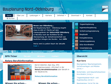 Tablet Screenshot of bauplanung-nord.de